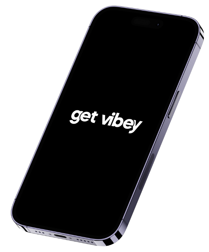 The Get Vibey mobile app